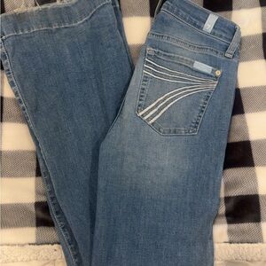 7 For All Mankind Light Blue Boot Cut Jeans size 23-34